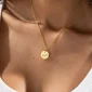 Custom July Birth Flower Necklace